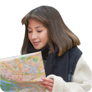 チェックインを済ませて食事へ向かう