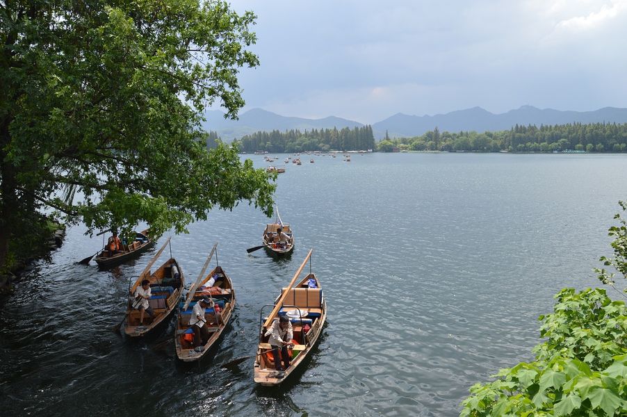 中国観光の定番： 西湖（杭州エリア）